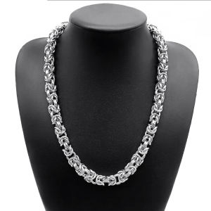 Người Đàn Ông Chunky Miami Dây chuyền Cuba Vòng Cổ 8Mm Độ Dày thép Titan Hip Hop OT Khóa Chuỗi Vòng Đeo Tay Cho Nam Giới Chàng Trai Ông Chủ