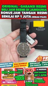 Jam Tangan Balmer Original 8124 MS - Men LA - Kulit - Hitam - Jamdunia