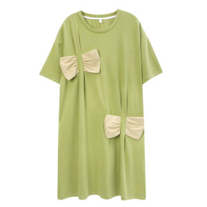 Miiow | Cat Lady Pure Cotton Sleepwear Womens Short Sleeve Summer New Arrival Plus Size Cute Maternity Sleepwear Comfortable Home Clothes