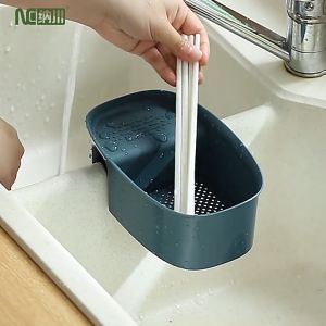 NACHUAN kitchen drain storage basket pool saddle type garbage basket vegetable drain storage rack sink kitchen waste kitchenware fruit drain basket