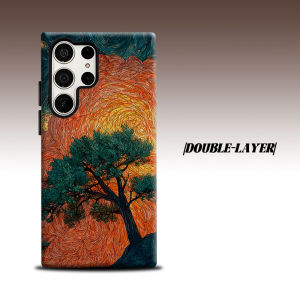 Van Gogh Star For Samsung Galaxy S26 S25 S24 A56 A36 Dual Layer Luxury Fashion Full Lens Protective Case