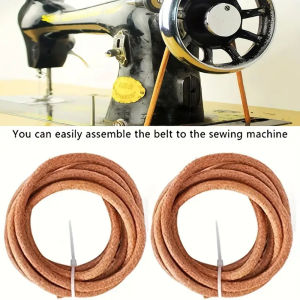 1 Pieces Sewing Machine Leather Belt Household Vintage Treadle Belt Retro Fashion Machine Accessories Strong Tensile Resistance