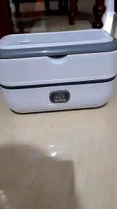 READY ANYTRP Kotak Makan Bekal Pemanas Elektrik Single Layer Lunch Box 2 Bowl 1.2L - DFH-C01