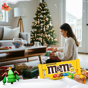 M&MS Peanut Chocolate Single 37g Chocolate / Crunchy