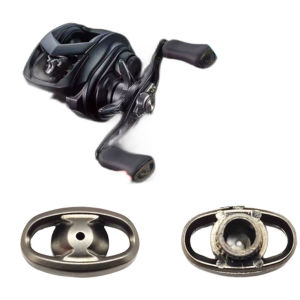 Fishing Reel Knob Side Cover Replacement for For DAIWA For LT For ALPHAS Models Metal Gray 185 by 111 Millimeters