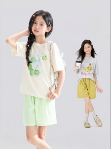 zosee | Fruit Pattern Cooling Short Sleeve T Shirt for Girls