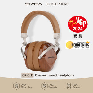 SIVGA SV022 ORIOLE HIFI Wooden Closed Back Wired Over-Ear Headphone 50mm Dynamic Driver