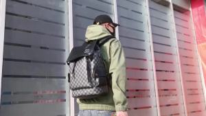 Balo Da Thật Họa Tiết Ba Lô Dung Tích Lớn Mẫu Mới Cặp Sách Học Sinh Du Lịch Thoải Mái Cho Nam