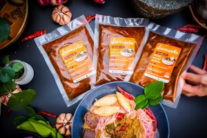 น้ำยาขนมจีนกึ่งสำเร็จรูป โปร 3 ซองใหญ่ #น้ำยาป่า #น้ำยากะทิ #น้ำยาผสม #หมีพุงโล