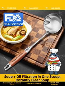 Mad Shark | Stainless Steel Oil Filtering Spoon