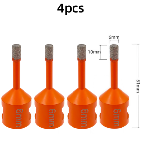 1pc/4pcs 6/8/10/12mm Diamond Drill Bit Porcelain Cutter Tiles Crowns Drilling core bit Hole Saw For Granite Marble Stone