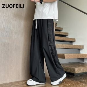 ZUOFEILI | Icy Cool Thin Loose Fashion Long Trousers