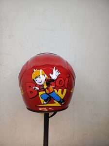 Helm Anak Balita TK SD Usia 2 3 4 5 6 Tahun Karakter Spiderman Cars BoBoiBoy Batman Hello kitty Frozen Merah Nyaman dipakai Buat Anak