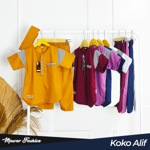 Setelan Koko Alif: Bahan Berkualitas & Desain Alami