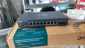 TP-LINK Smart Switch with 8-Port PoE+ Omada 8-Port 2.5GBASE-T Và 2-Port 10GE SFP+ - SG2210XMP-M2
