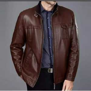 Jaket Kulit Domba Semi Kulit Sintetis: Stylish & Tahan Cuaca