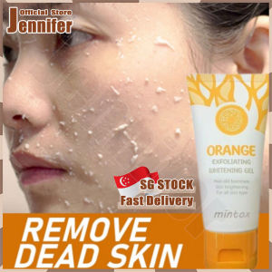 💥SG Stock💥 MINTOX Orange exfoliating whitening gel / Body Facial scrub / Moisturizing whitening / Acne blackhead remover / 去角质凝胶