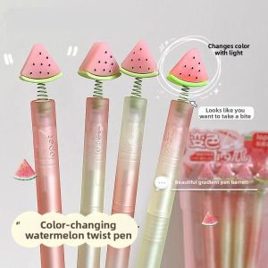 Jiaxun | Color Change Magic Watermelon Stylish Quick Drying Smooth Ballpoint Pen