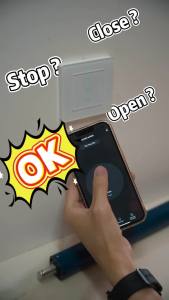 MOES | MOES Touch Design WiFi Smart Curtain Switch for Motorized Curtains and Roller Blinds Work with Tuya Smart Life App Alexa Google
