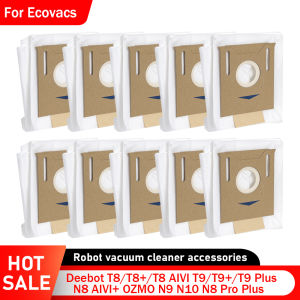 Dust Bag For ECOVACS OZMO N9 N10 N8 Pro Plus T8/T8+/T8 AIVI T9/T9+/T9 Plus N8 AIVI+ Parts Robot Vacuum Cleaner Accessories