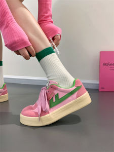 Womens Thick Bottom Canvas Sneakers Soft Sole Casual Dequan Shoes Spring New Style Student Versatile Low Top Cross Buckle