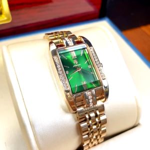 Đồng hồ nữ mặt chữ nhật POEDAGAR 365 thời trang đích thực. Đồng hồ sang trọng dây đeo kim loại