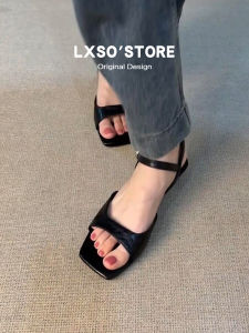 Open Toe Slip-On Stylish Matching Wedge Womens Roman Sandals