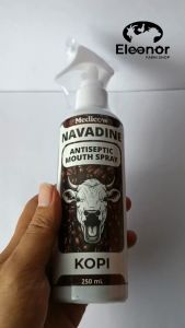 Navadine Spray Obat PMK Sapi Kambing Domba Hewan Ternak Antiseptic Spray 250Ml Medicow