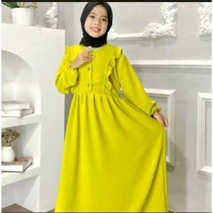 gamis anak perempuan usia 7-13 tahun