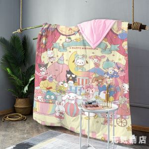 Cartoon Pure Cotton Clow M Summer Blanket Airable Cover Cotton Melody Washable Thin Summer Cool Dormitory Double