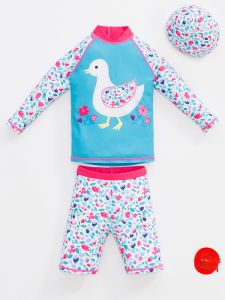 nikoscout | Separate Cute Long-sleeve UV-protection Girls Swimsuit