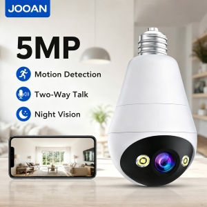 Jooan | JOOAN 5MP E27 Bulb WIFI Camera Wireless Ai Tracking Two-way Audio Security Video Surveillance Camera