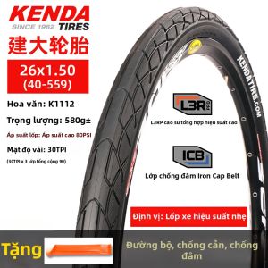 Kenda | Lốp Xe Đạp Chống Thủng Đa Địa Hình 26in x 1.5/1.75