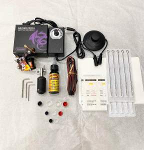 Bộ 1 máy xăm hình giá rẻ để các bạn học xăm và xăm hình