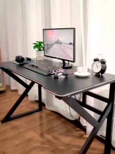 （ผลิตภัณฑ์ใหม่）โต๊ะคอม โต๊ะเกมมิ่ง 100/120/140CM ขาโลหะแข็งแกร่งรุ่นพิเศษ โต๊ะทำงาน ใช้ได้ทั้งในห้องนอนและสถานที่ทำงาน