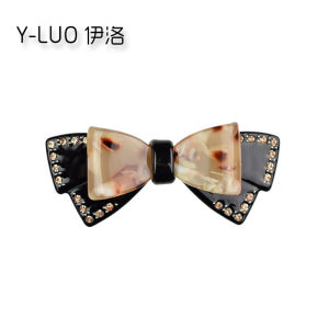 Kẹp Tóc Kiểu Hàn Quốc Cỡ Nhỏ Kẹp Đuôi Ngựa Thắt Nút Bướm Kim Cương Pha Lê Phụ Kiện Tóc Thời Trang Kẹp Ngang