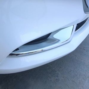 For Mazda 3 BP 2019 2020 2021 2022 2023 2024 2025 ABS Car Front Rear Fog Light Lamp Frame Covers Decoration Accessories