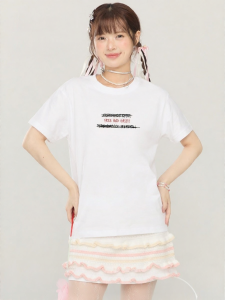 Gbiaior | Retro Printed Straight Shoulder T-Shirt