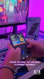 GameCove R36S Retro Handheld Video Game Console Linux System 3.5 Inch IPS Screen Portable Handheld