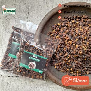 Cengkeh Kering Asli Premium 50 100 250gr Sachet - Cloves - JSR Rempah Herbal Bumbu Dapur Masak