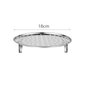 Stainless Steel Steamer Pan Large Size Water Separation Steaming Rack Dormitory Pot Layered Steaming Grid Wok Steaming Grid