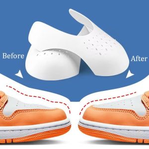 4Pcs Crease Protector Shoe Head Stretcher Sneaker Anti Crease Wrinkled Fold Shoe Support Toe Cap Sport Crease Protector Dropship