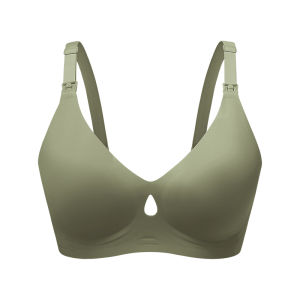 JIXIA | Maternity Nursing Bra Thin Anti-Sagging Large Chest Support Summer Underwear For Pregnant Women Postpartum Feeding Special Large Size