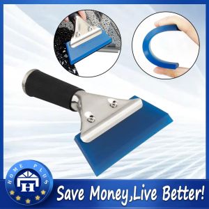 【Local delivery】 Auto Ice Scraper BLUEMAX Handle Rubber Snow Squeegee Glass Water Wiper Window Tint Vinyl Car Wrap Household Cleaning Tool BlueMax-Scraper