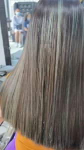 Augeas Kera-Repair Hair Color Cream Profesional Permanent 100 ML Cat Rambut Keratin Ultra Ash Blonde