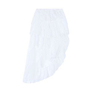 Váy Chữ a Ren Không Đều Cạp Cao Cho Nữ Mùa Thu Phong Cách Hàn Quốc Váy Chống Hở Lưng Váy Chữ a Váy Nửa Thân