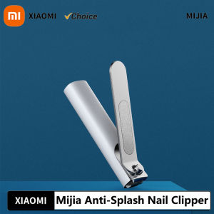 Xiaomi Mijia Stainless Steel Nail Clippers with Anti-splash Cover Trimmer Pedicure Care Nail Clippers Professional File Nail