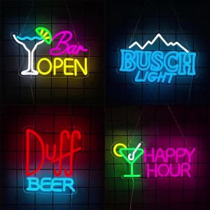 Bar Series Neon Sign For Wall DecorLed Neon Light For BedroomBeer BarHotelPartyClubOffice Birthday GiftsUSB Powered