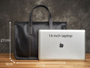 Briefcase Office Bag Leather Laptop Bag Crossbody Bags Messenger Bag For Men Shoulder Bag NASVA