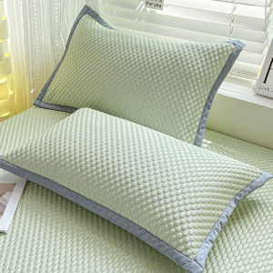 Kiss Dear | Summer Icy Silk Pillow Cover Pair 48cmx74cm